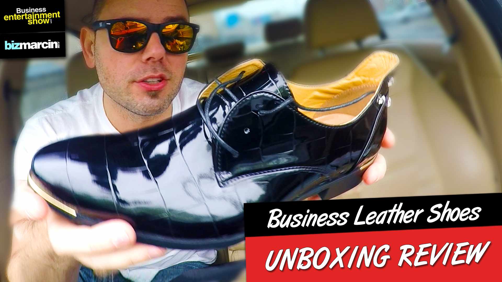 AWESOME $15 LEATHER Business Shoes from WISH.com UNBOXING Review