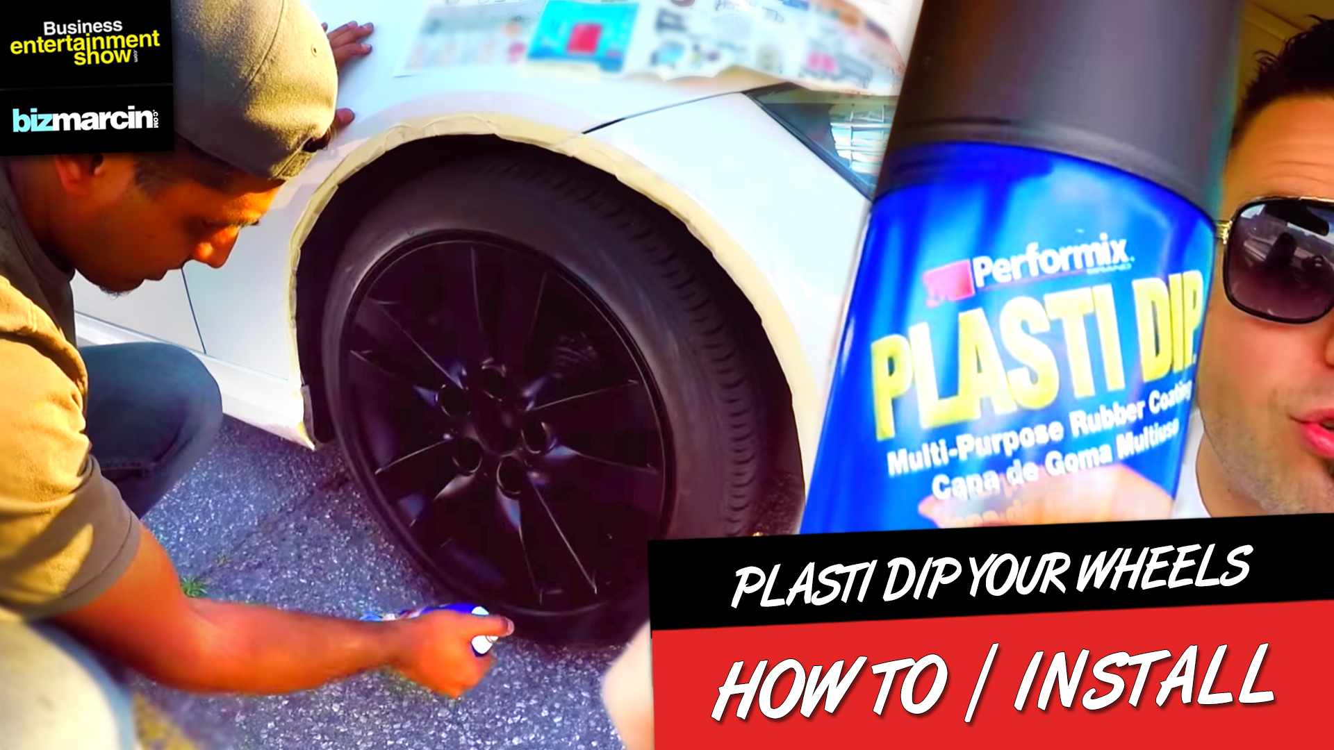 HOW TO PLASTI DIP YOUR WHEELS Without Taking them Off - Complete Guide Start to Finish