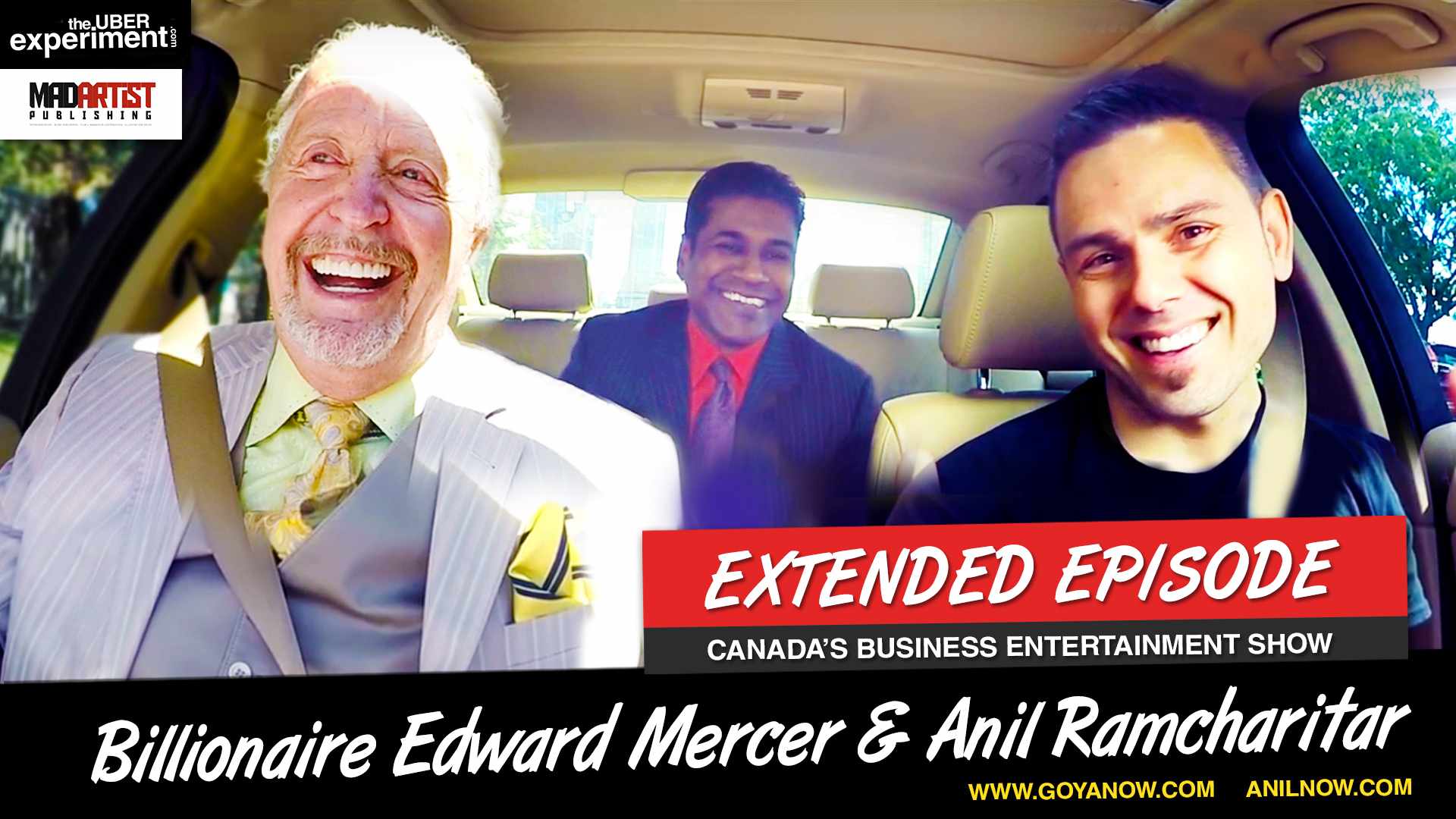 DO U HAVE WHAT IT TAKES TO BE A MILLIONAIRE? Ed Mercer & Anil Ramcharitar ride The UBER Experiment