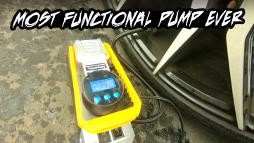 MY CAR's NEW BEST FRIEND... Auto-Inflating-Shut-Off TSUMBAY Car Pump