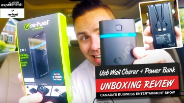 BEST Power Bank Charger Ever - ReFuel 2-in-1 Android & Iphone Wall Charger UNBOXING & Gadget Review