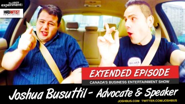 DEPRESSION, BULLYING, SUICIDE - Advocate & Speaker Joshua Busuttil rides The Uber Experiment Show