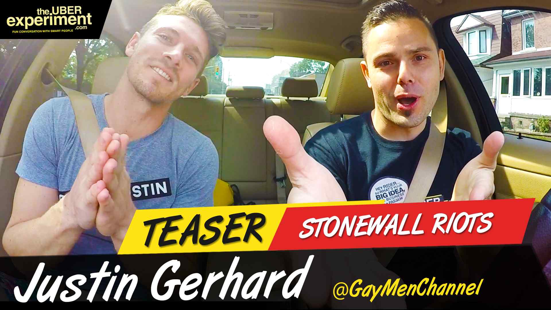 THE STONEWALL RIOTS - Justin Gerhard Host of The Gay Men Channel on The UBER Experiment Reality Show
