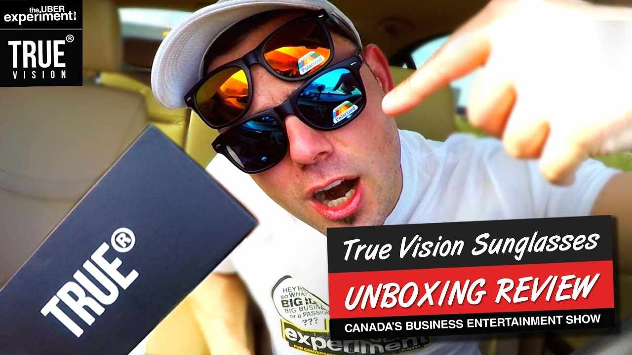 TRUE VISION Sunglasses VS. Super Expensive Ones: UNBOXING Video & Review on The Uber Experiment