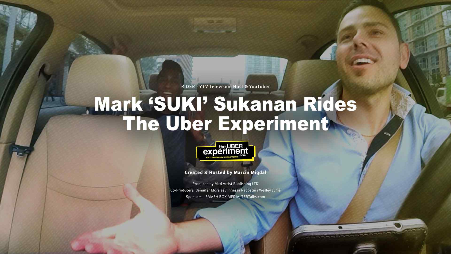 TV Host & Youtuber Mark SUKI Suknanan rides The UBER Experiment Reality Show