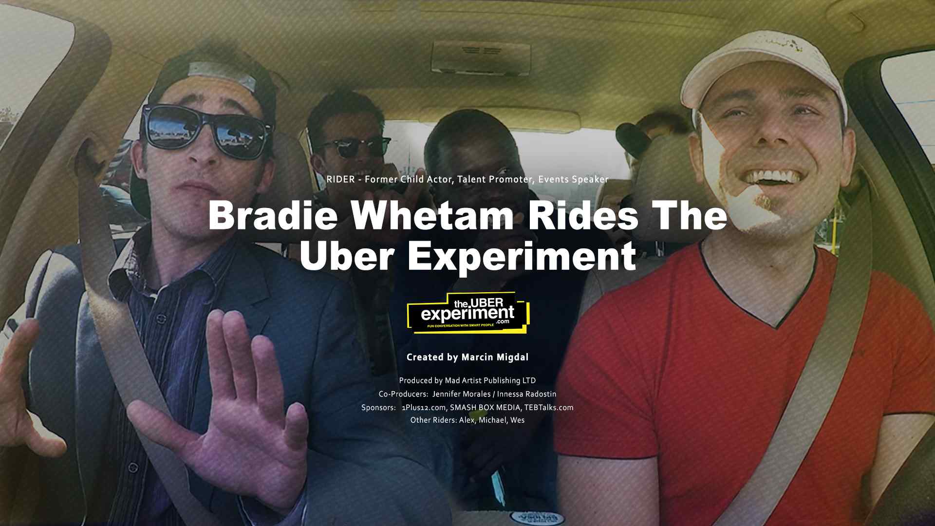 Child Actor & Canadian Celebrity Bradie Whetham Rides The Uber Experiment Reality Show