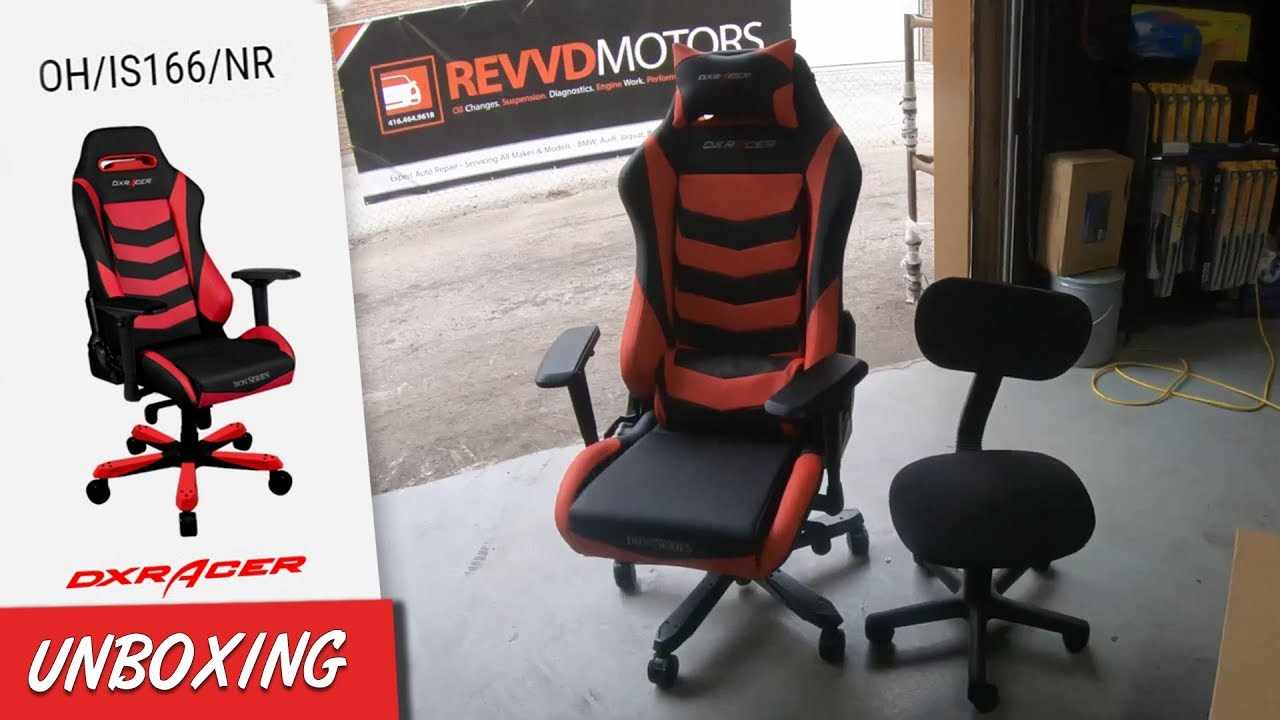 DXRacer Gaming Chair Giveaway & Assembly at RevvdMotors. OHRV131RB IRON SERIES Office Chair UNBOXING