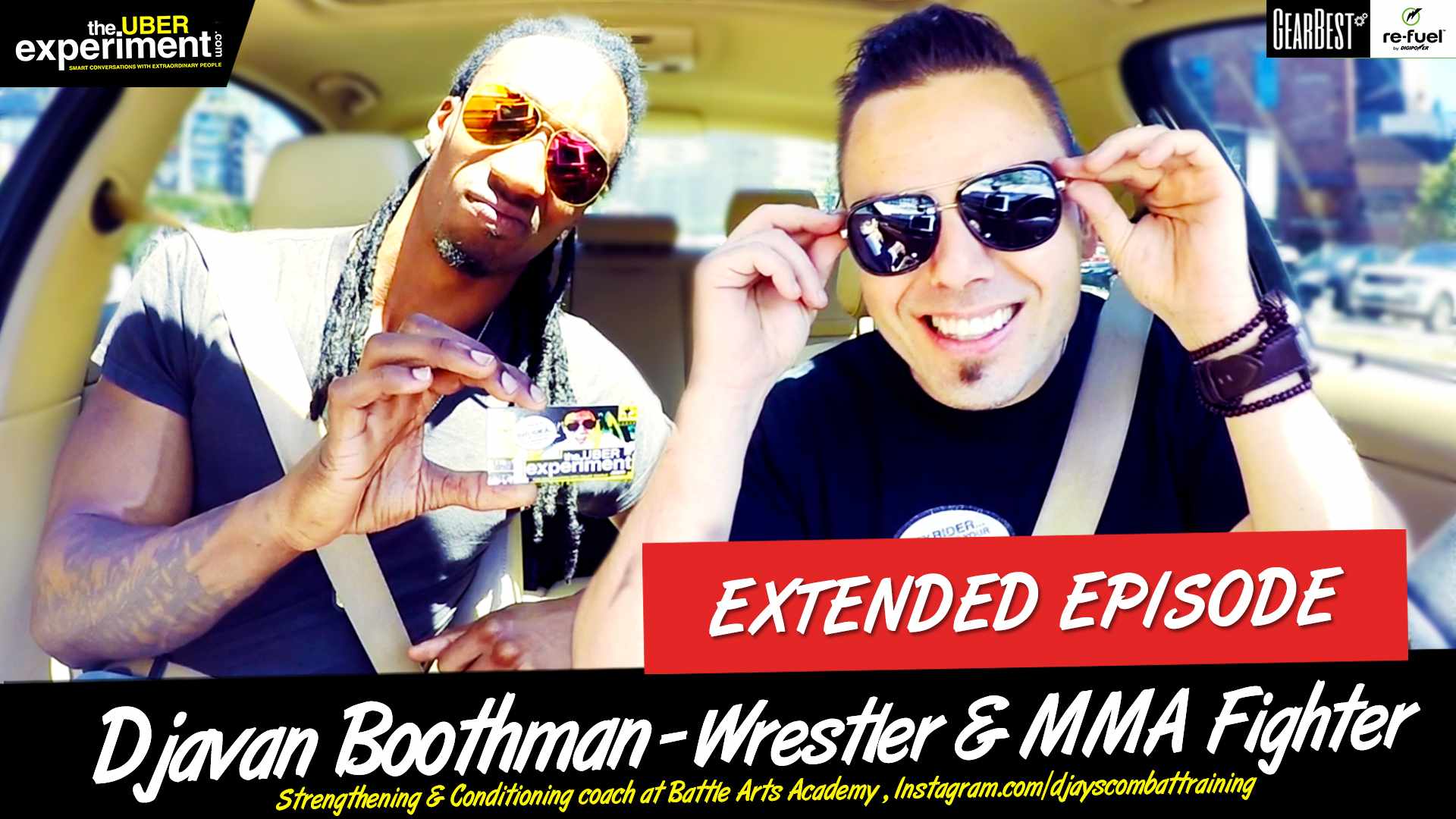 From Stealing Cars to MMA Fighting & Pandas - Trainer & Wrestler DJ Boothman On The Uber Experiment