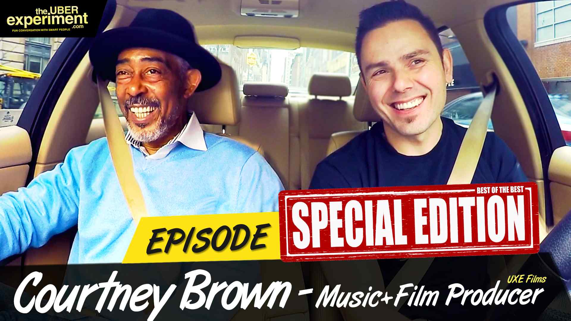 Music & Film Producer COURTNEY BROWN on The UBER Experiment Reality Talk Show - SPECIAL EDITION