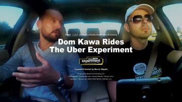 1plus12 COO & Entrepreneur Dom Kawa rides The UBER Experiment Reality Show