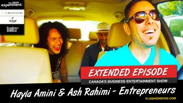 I GOT A TATTOO FROM A STRANGER - Hayla Amini & Ash Rahimi Ride The Uber Experiment Reality Show