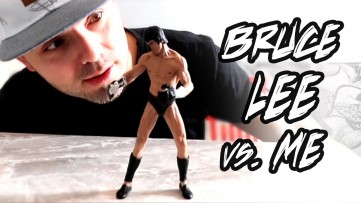 I TAKE ON BRUCE LEE in a Staff / Kick Showdown...Storm Collectibles Bruce Lee Action Figure Review