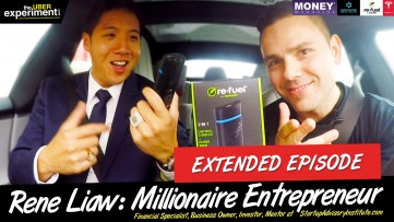 UBERING MILLIONAIRES at 200 KMH IN MY NEW TESLA - Full Episode: Rene Liaw Rides The Uber Experiment (S2E9)