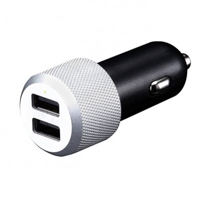 Just Mobile Highway Aluminum 2-Port/ 2.1A Universal Car Charger