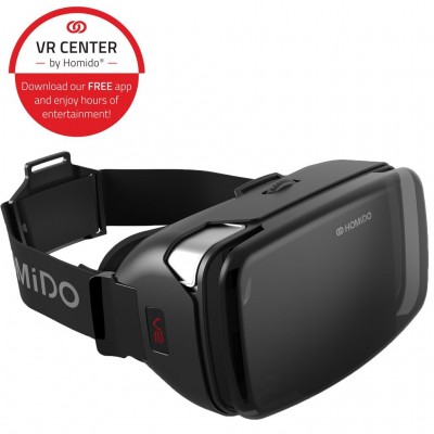 HOMIDO V2 VR Headset - Virtual Reality Smartphone Fit For 4'-5.7' Iphone and Android