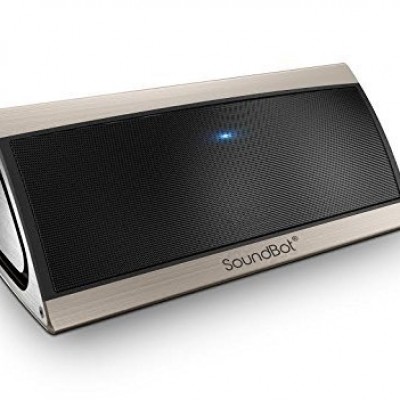 SoundBot SB520 3D HD - 10WATT Bluetooth 4.0 Wireless Speaker (Silver)